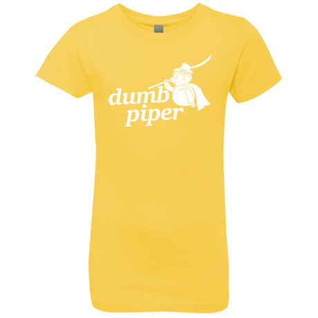 T-Shirts Vibrant Yellow / YXS Dumb Piper Girls Premium T-Shirt