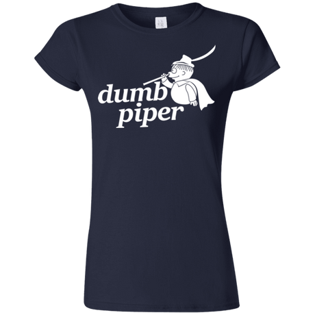 T-Shirts Navy / S Dumb Piper Junior Slimmer-Fit T-Shirt