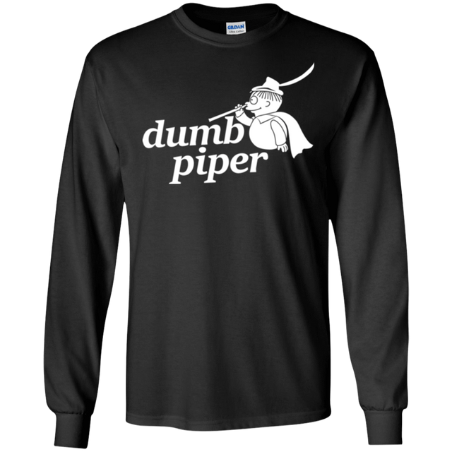 T-Shirts Black / S Dumb Piper Men's Long Sleeve T-Shirt