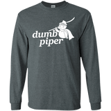 T-Shirts Dark Heather / S Dumb Piper Men's Long Sleeve T-Shirt