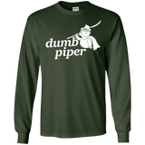 T-Shirts Forest Green / S Dumb Piper Men's Long Sleeve T-Shirt