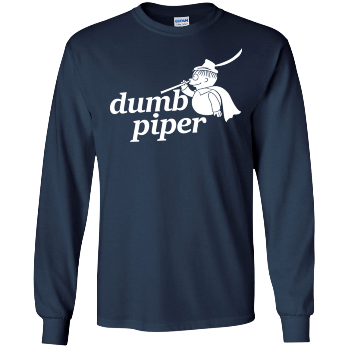 T-Shirts Navy / S Dumb Piper Men's Long Sleeve T-Shirt