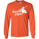 T-Shirts Orange / S Dumb Piper Men's Long Sleeve T-Shirt