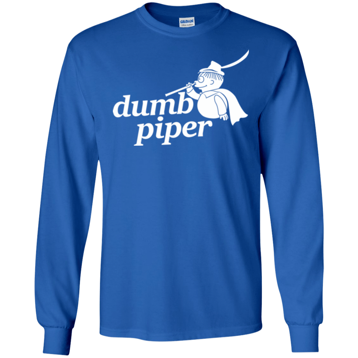 T-Shirts Royal / S Dumb Piper Men's Long Sleeve T-Shirt