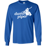 T-Shirts Royal / S Dumb Piper Men's Long Sleeve T-Shirt