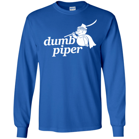 T-Shirts Royal / S Dumb Piper Men's Long Sleeve T-Shirt