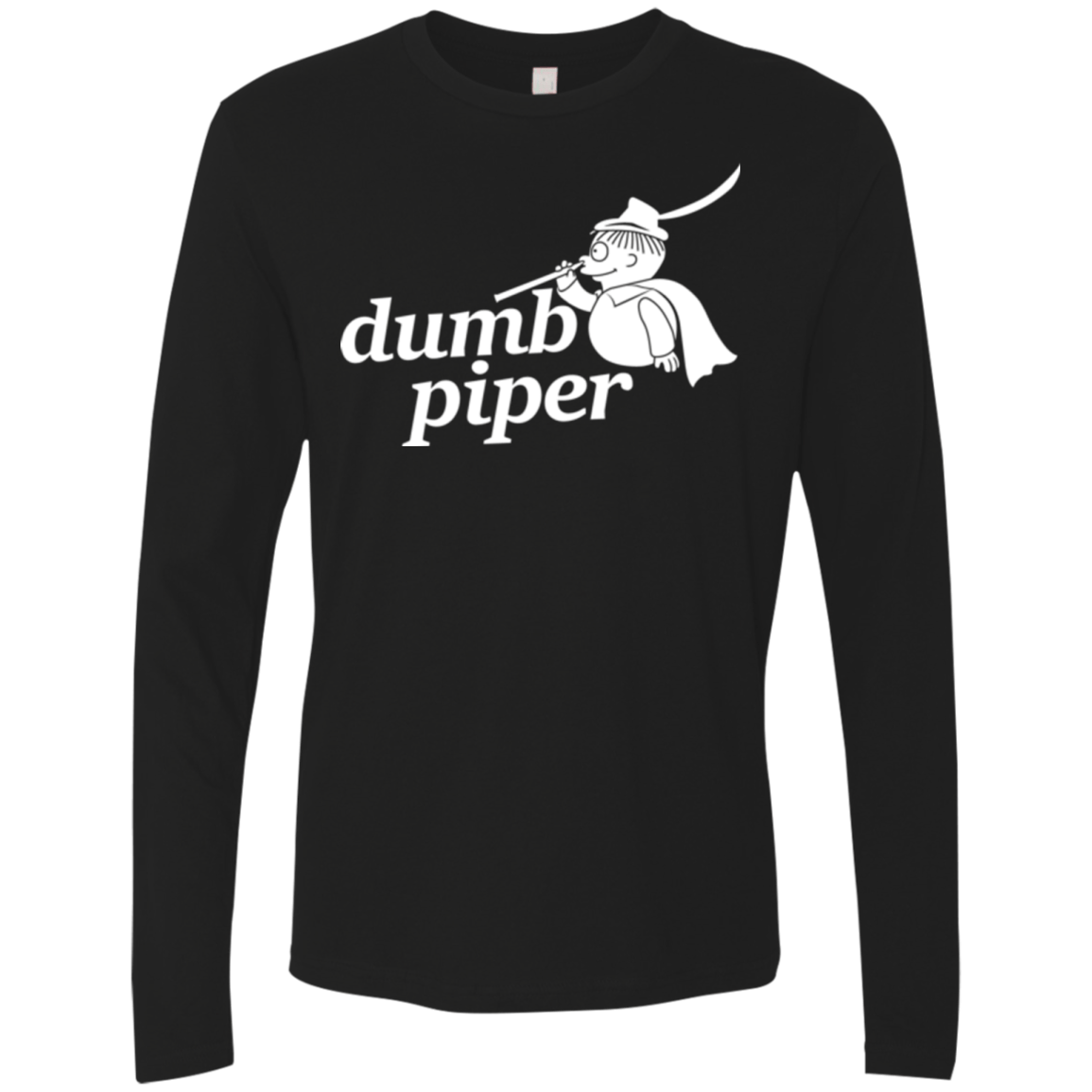 T-Shirts Black / S Dumb Piper Men's Premium Long Sleeve