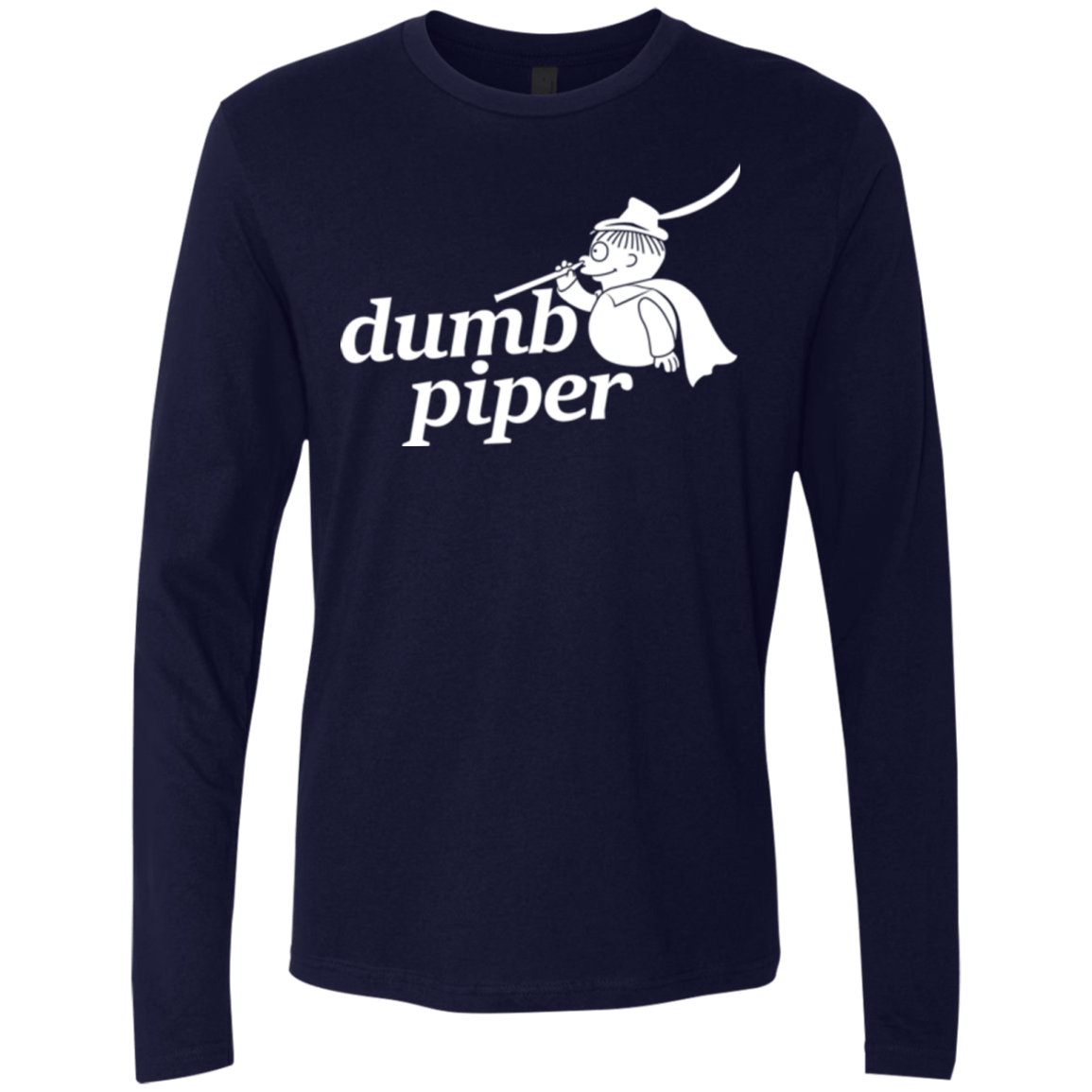 T-Shirts Midnight Navy / S Dumb Piper Men's Premium Long Sleeve