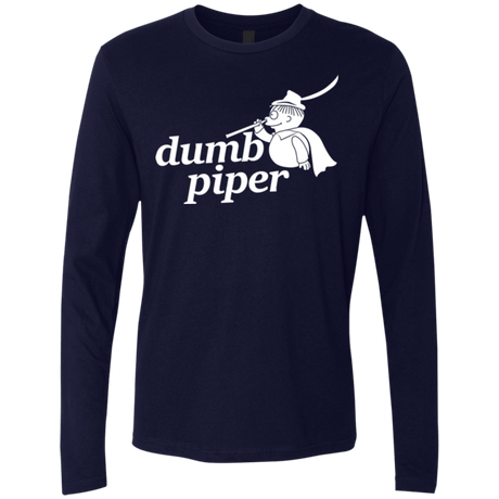 T-Shirts Midnight Navy / S Dumb Piper Men's Premium Long Sleeve