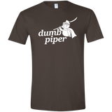 T-Shirts Dark Chocolate / S Dumb Piper Men's Semi-Fitted Softstyle