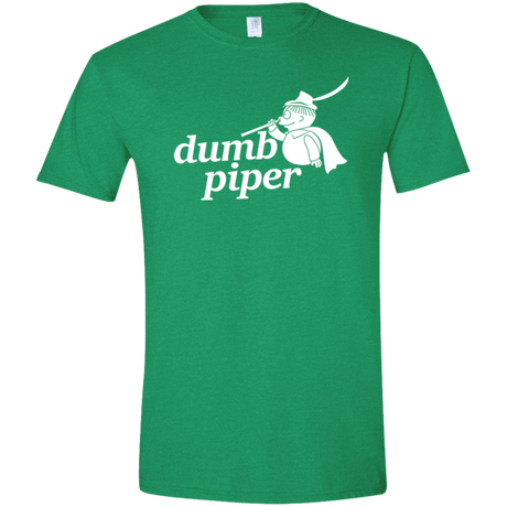 T-Shirts Heather Irish Green / S Dumb Piper Men's Semi-Fitted Softstyle