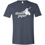 T-Shirts Heather Navy / S Dumb Piper Men's Semi-Fitted Softstyle