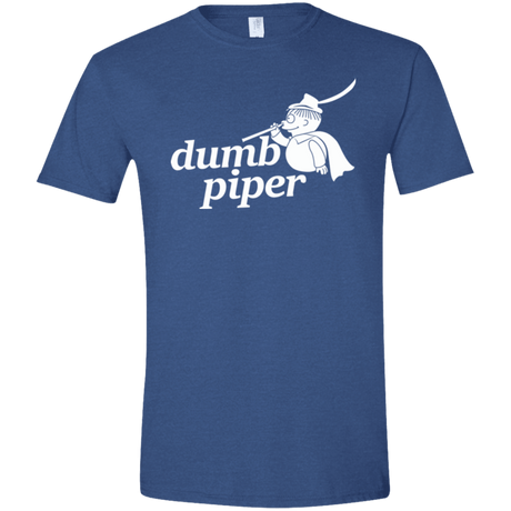 T-Shirts Heather Royal / X-Small Dumb Piper Men's Semi-Fitted Softstyle