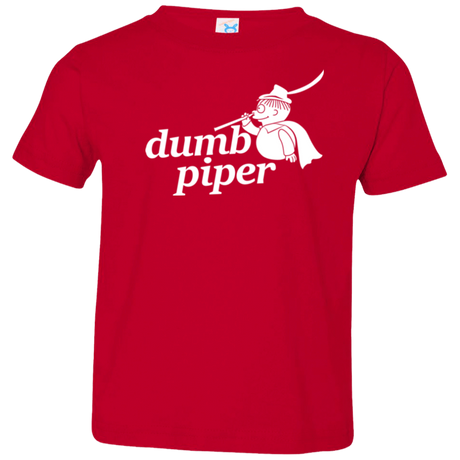 T-Shirts Red / 2T Dumb Piper Toddler Premium T-Shirt