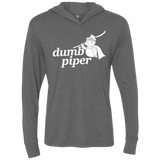 T-Shirts Premium Heather / X-Small Dumb Piper Triblend Long Sleeve Hoodie Tee