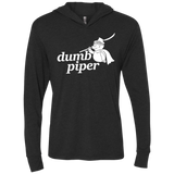 T-Shirts Vintage Black / X-Small Dumb Piper Triblend Long Sleeve Hoodie Tee
