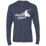 T-Shirts Vintage Navy / X-Small Dumb Piper Triblend Long Sleeve Hoodie Tee