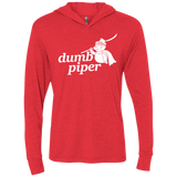 T-Shirts Vintage Red / X-Small Dumb Piper Triblend Long Sleeve Hoodie Tee