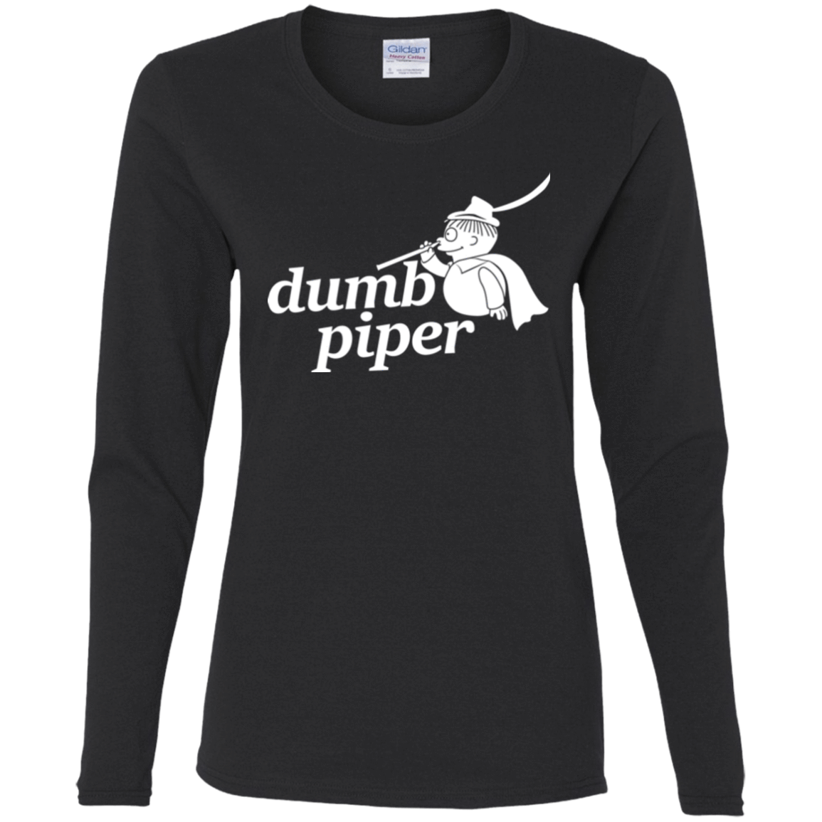 T-Shirts Black / S Dumb Piper Women's Long Sleeve T-Shirt