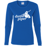 T-Shirts Royal / S Dumb Piper Women's Long Sleeve T-Shirt