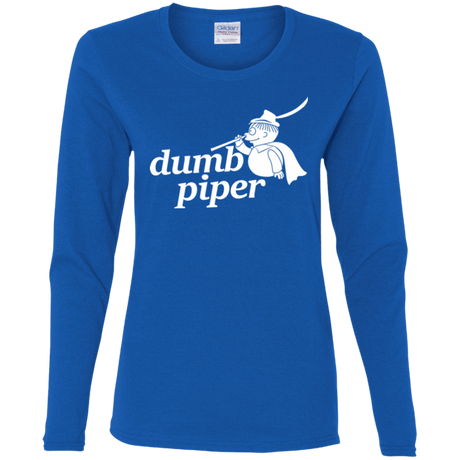 T-Shirts Royal / S Dumb Piper Women's Long Sleeve T-Shirt