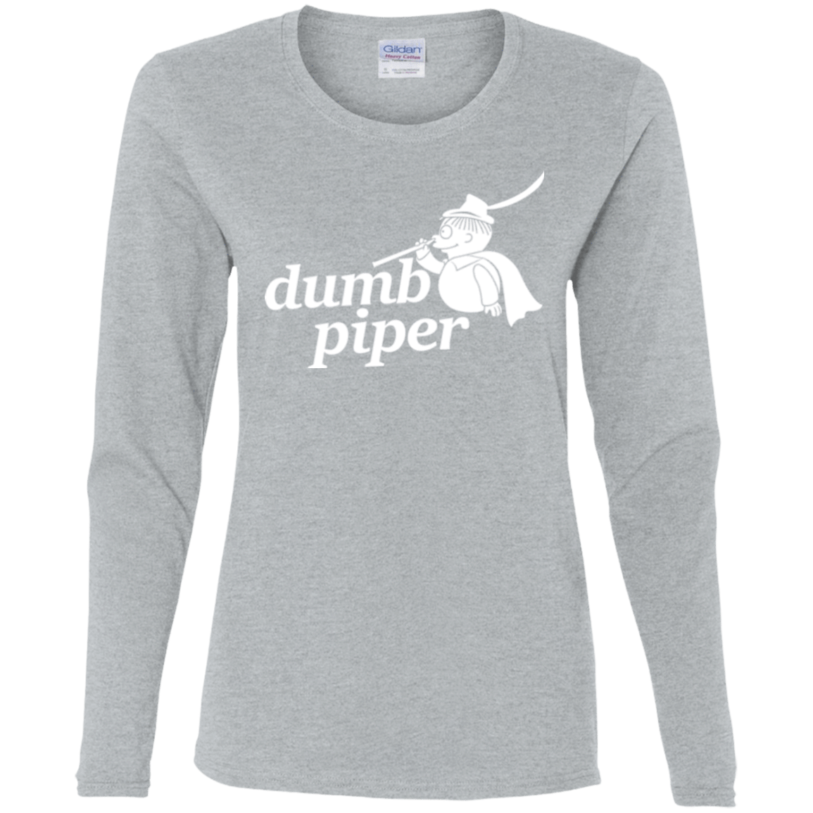 T-Shirts Sport Grey / S Dumb Piper Women's Long Sleeve T-Shirt