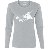 T-Shirts Sport Grey / S Dumb Piper Women's Long Sleeve T-Shirt