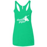 T-Shirts Envy / X-Small Dumb Piper Women's Triblend Racerback Tank