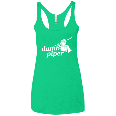 T-Shirts Envy / X-Small Dumb Piper Women's Triblend Racerback Tank