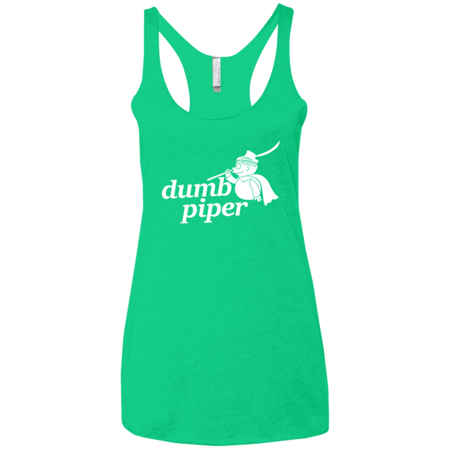 T-Shirts Envy / X-Small Dumb Piper Women's Triblend Racerback Tank