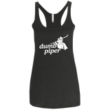 T-Shirts Vintage Black / X-Small Dumb Piper Women's Triblend Racerback Tank