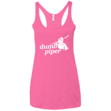 T-Shirts Vintage Pink / X-Small Dumb Piper Women's Triblend Racerback Tank