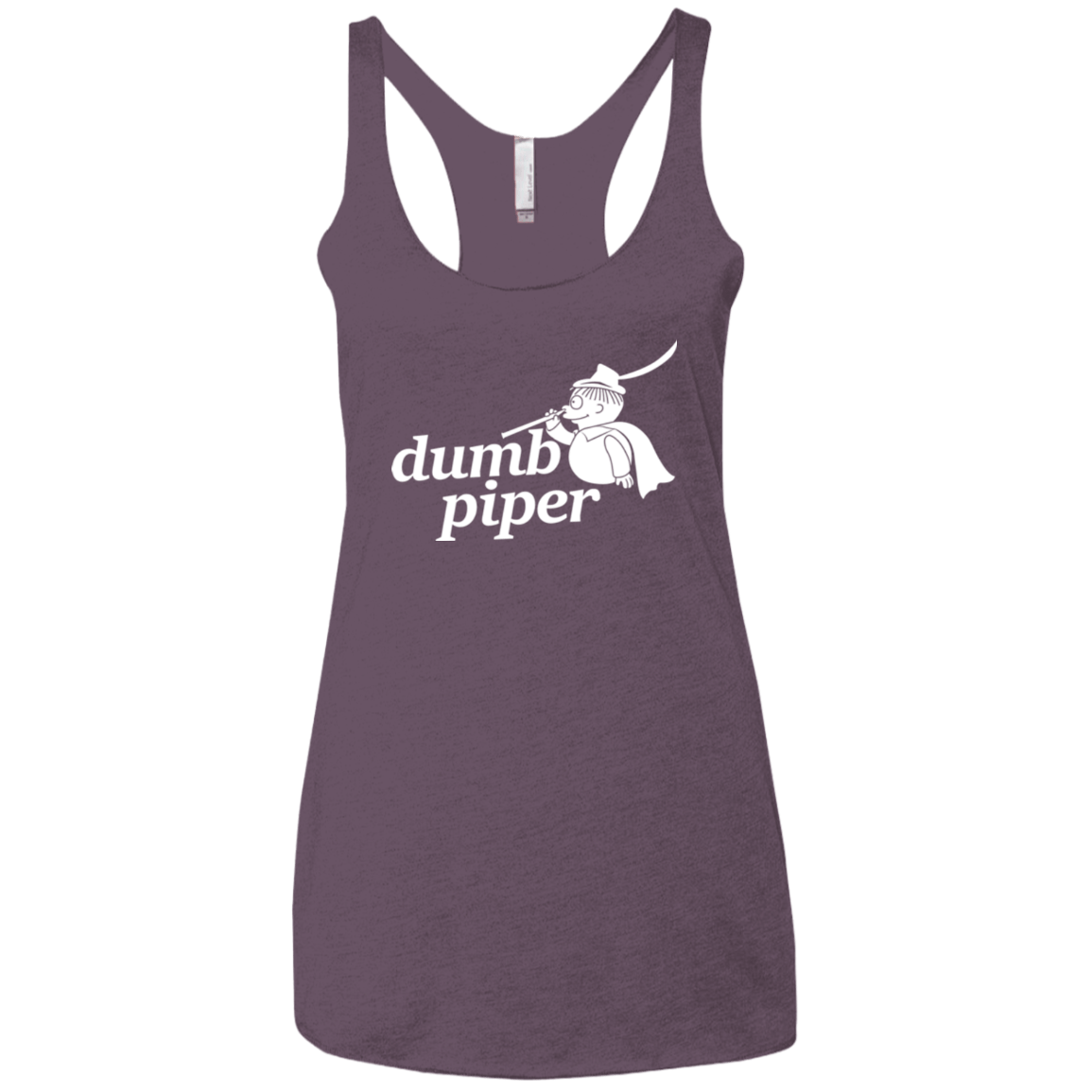 T-Shirts Vintage Purple / X-Small Dumb Piper Women's Triblend Racerback Tank