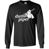 T-Shirts Black / YS Dumb Piper Youth Long Sleeve T-Shirt