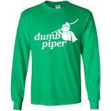 T-Shirts Irish Green / YS Dumb Piper Youth Long Sleeve T-Shirt