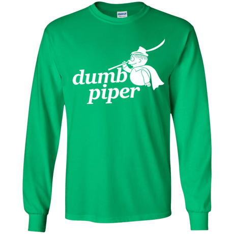 T-Shirts Irish Green / YS Dumb Piper Youth Long Sleeve T-Shirt