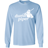T-Shirts Light Blue / YS Dumb Piper Youth Long Sleeve T-Shirt