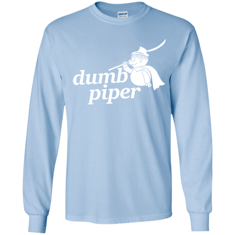 T-Shirts Light Blue / YS Dumb Piper Youth Long Sleeve T-Shirt
