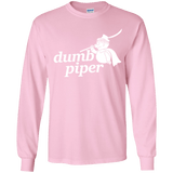 T-Shirts Light Pink / YS Dumb Piper Youth Long Sleeve T-Shirt