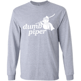 T-Shirts Sport Grey / YS Dumb Piper Youth Long Sleeve T-Shirt