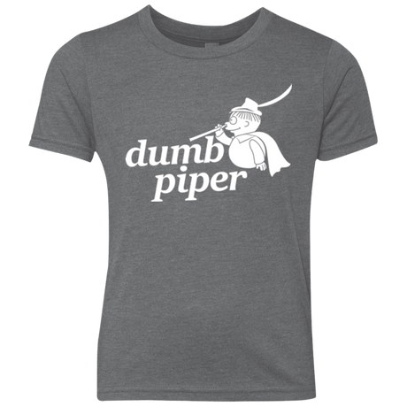 T-Shirts Premium Heather / YXS Dumb Piper Youth Triblend T-Shirt