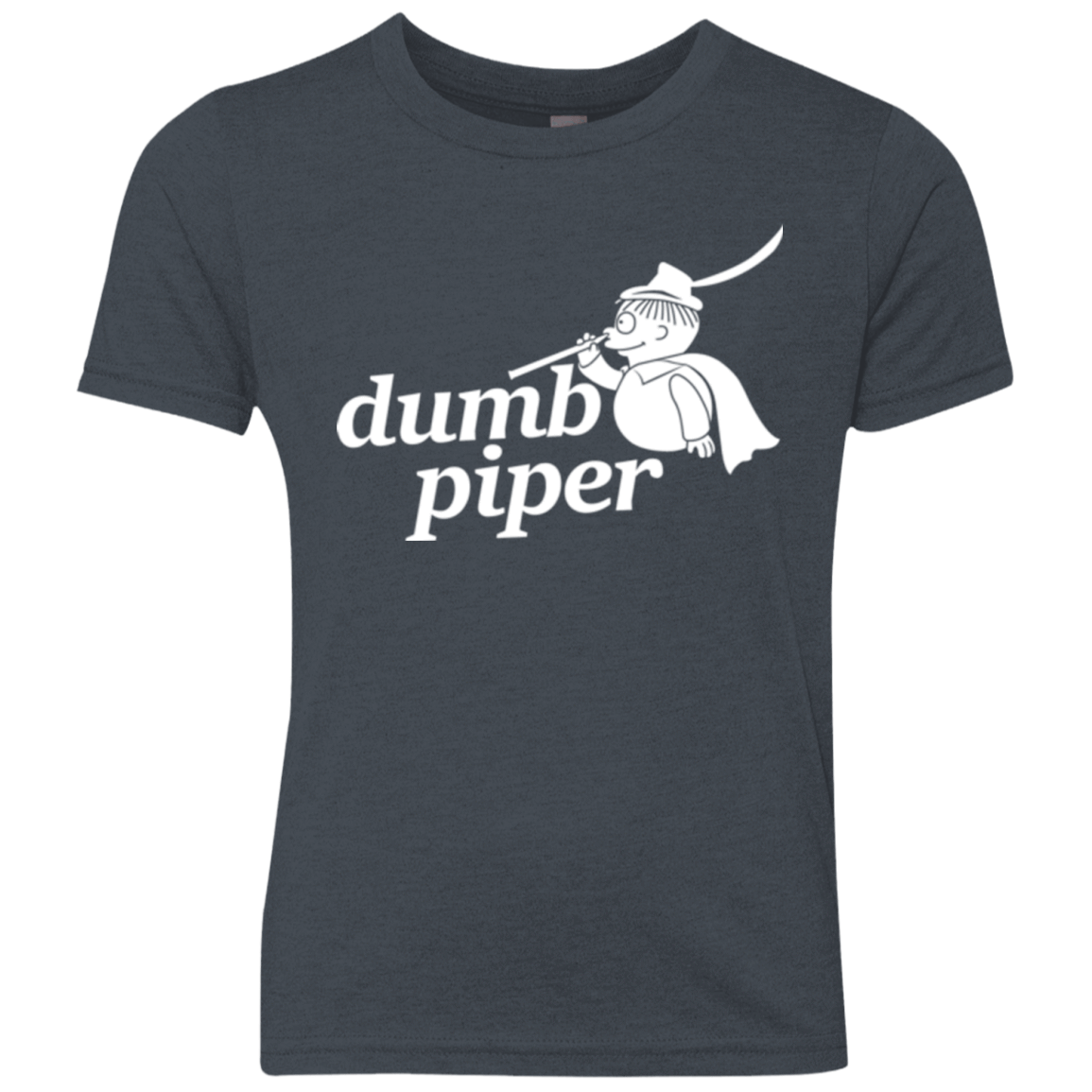 T-Shirts Vintage Navy / YXS Dumb Piper Youth Triblend T-Shirt