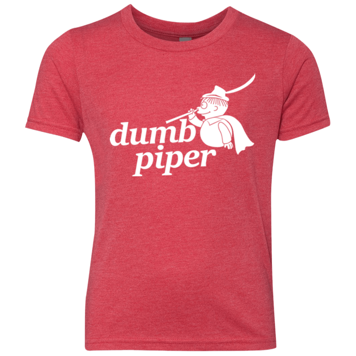 T-Shirts Vintage Red / YXS Dumb Piper Youth Triblend T-Shirt