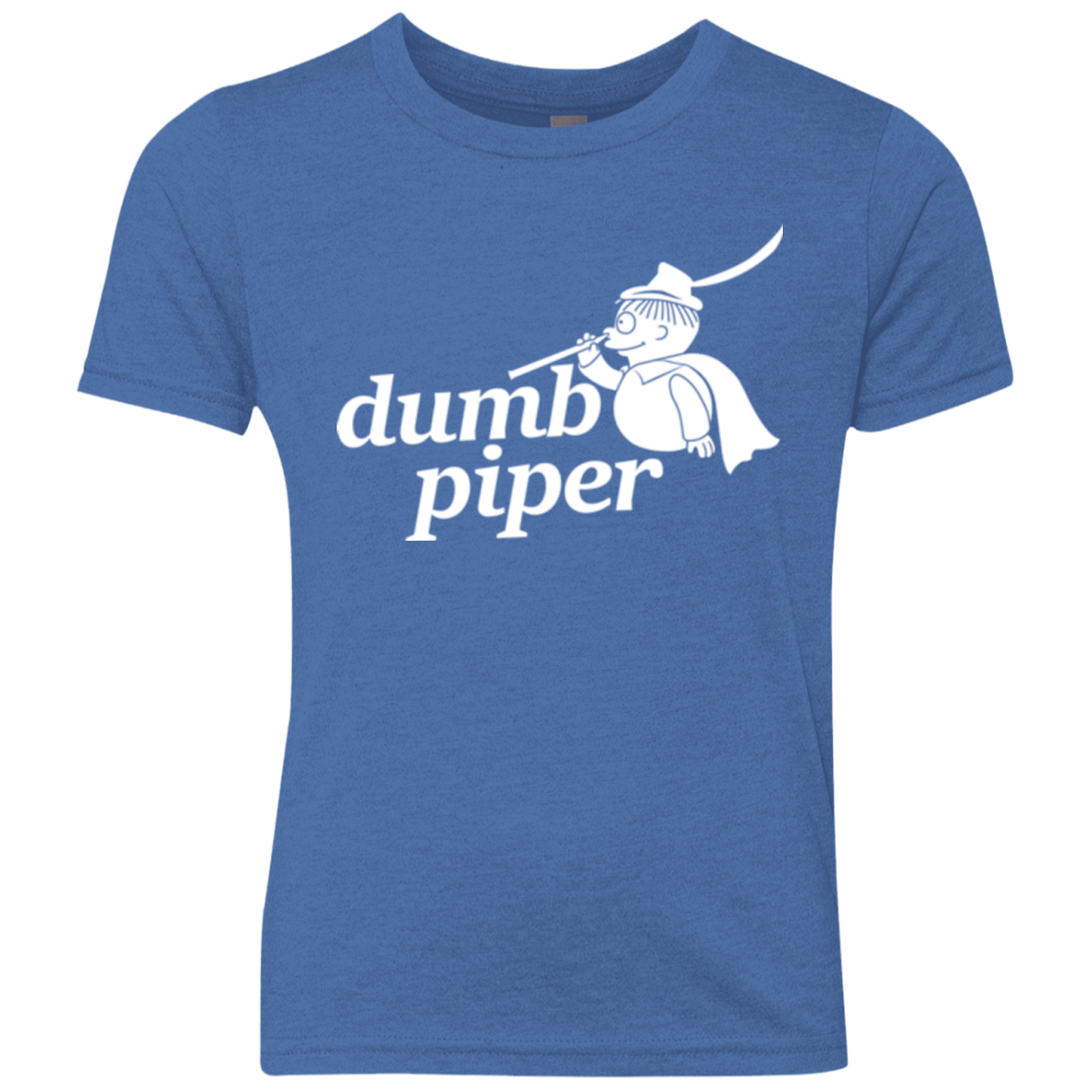 T-Shirts Vintage Royal / YXS Dumb Piper Youth Triblend T-Shirt