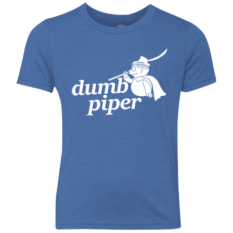 T-Shirts Vintage Royal / YXS Dumb Piper Youth Triblend T-Shirt