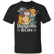 T-Shirts Black / YXS Dungeon Cats Youth T-Shirt