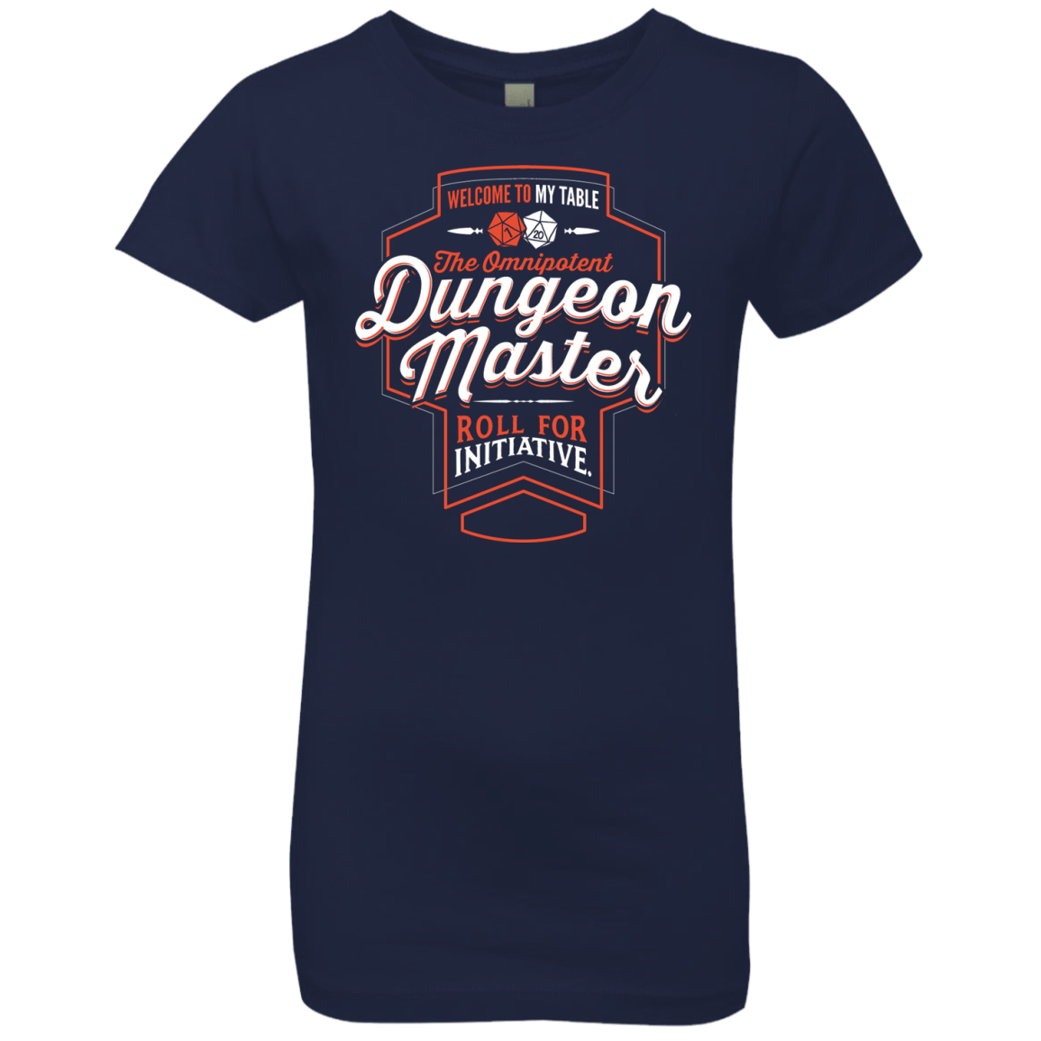 T-Shirts Midnight Navy / YXS Dungeon Master Girls Premium T-Shirt