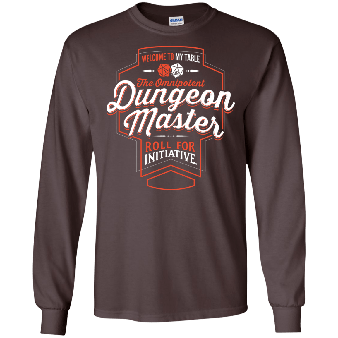 T-Shirts Dark Chocolate / S Dungeon Master Men's Long Sleeve T-Shirt