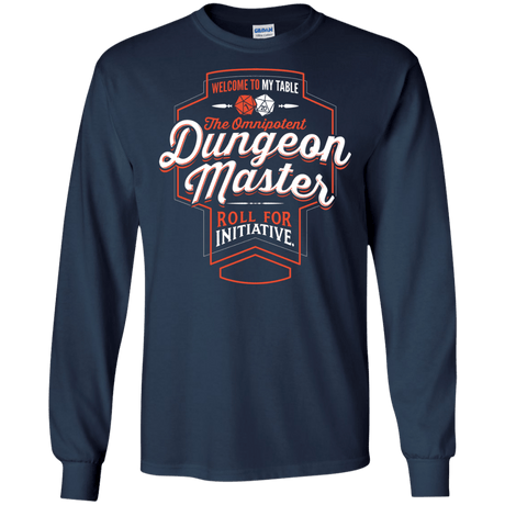 T-Shirts Navy / S Dungeon Master Men's Long Sleeve T-Shirt