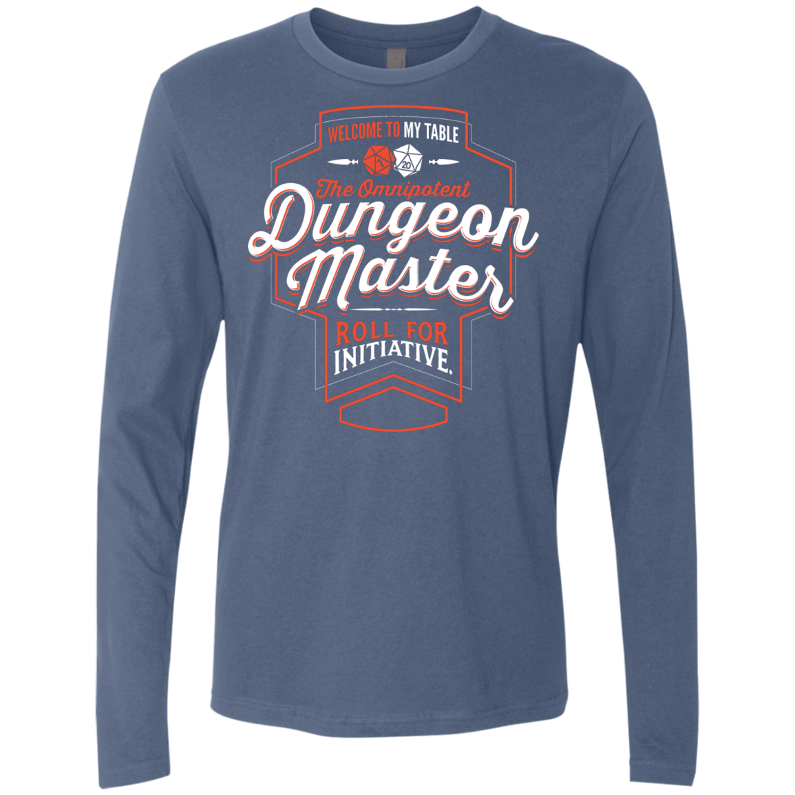 T-Shirts Indigo / S Dungeon Master Men's Premium Long Sleeve